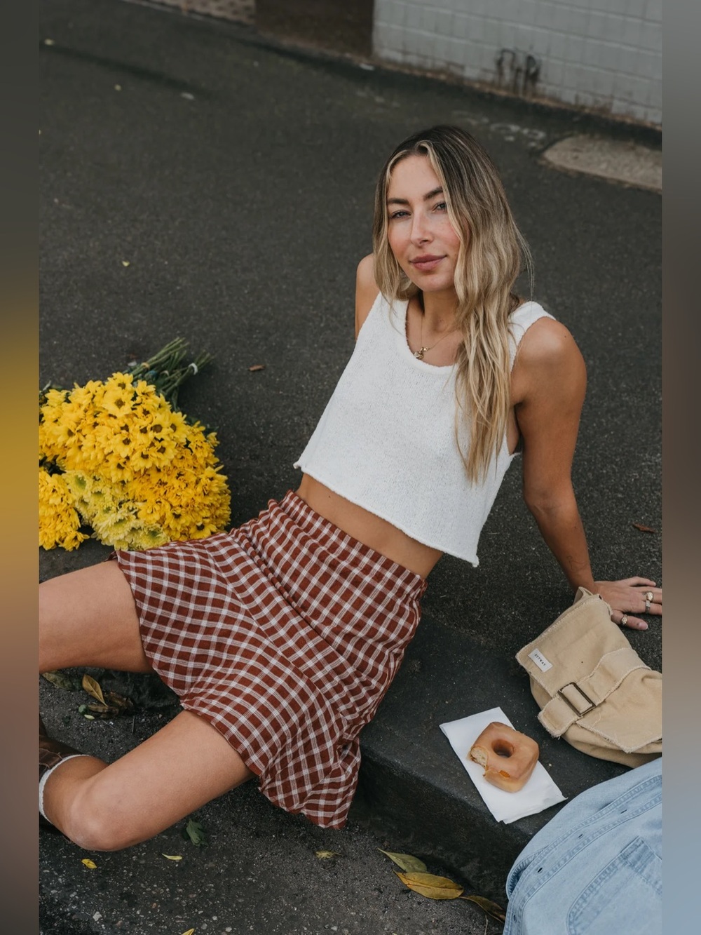 Ottway Dusty Wine - Plaid Burgundy Mini Skirt